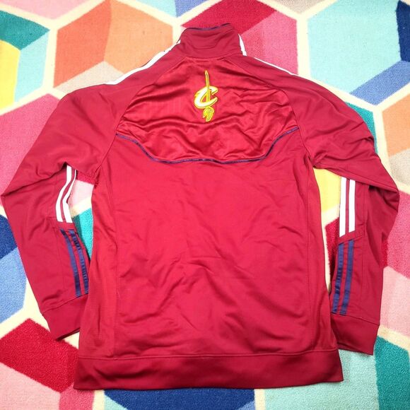 ADIDAS CLEVELAND CAVALIERS TRACK JACKET SZ L - Picture 5 of 5